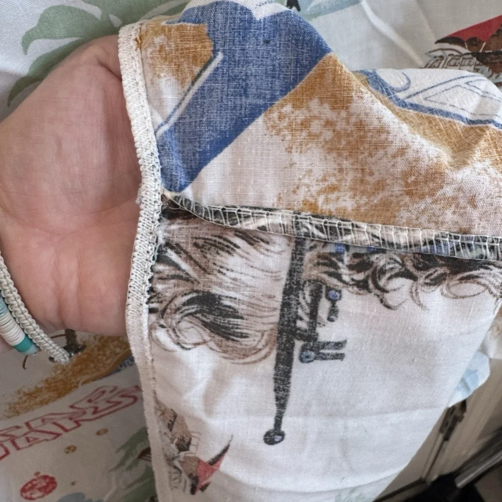 Vintage 1983 Return of the Jedi Star Wars Twin Fitted Bed Sheet Only